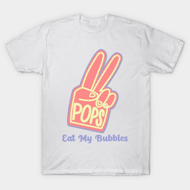 eat my bubbles, swim fast, swimmer joke T-Shirt by Bomberrie